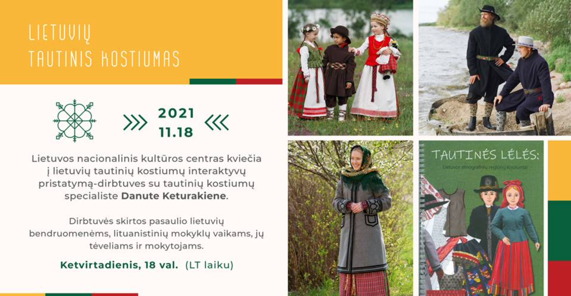 complexity Senator front Lietuvos nacionalinis kultūros centras kviečia į interaktyvų lietuvių  tautinių kostiumų pristatymą - Vakarų Vėjai