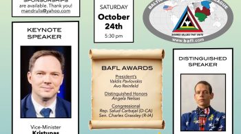 BAFL Dinner Invitation Oct 24 261001